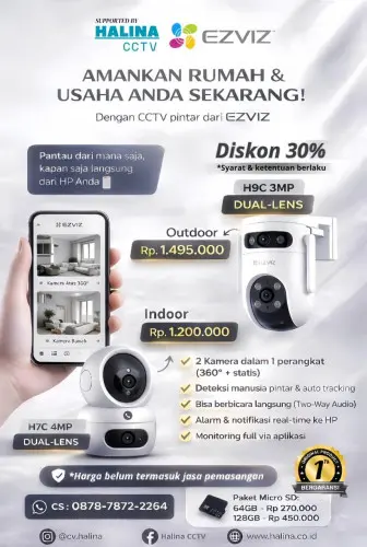 Paket Smart CCTV Dual Lens serang di Serang